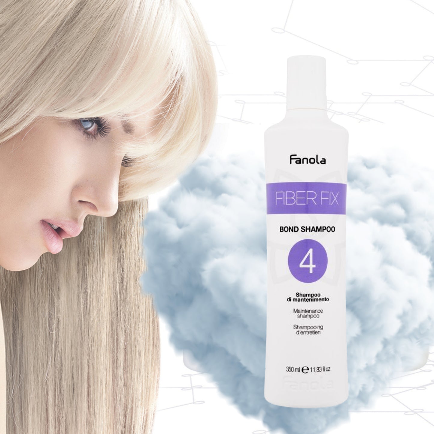 บอนด์ 4 แชมพู สำหรับผมทำเคมี Fanola Fiber Fix Bond Shampoo