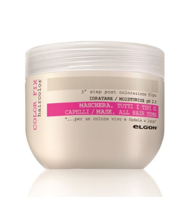 ทรีทเม้นท์ที่ยอดเยี่ยมสำหรับผมทำสี Elgon Color Fix Mask Shiny and Soft Hair