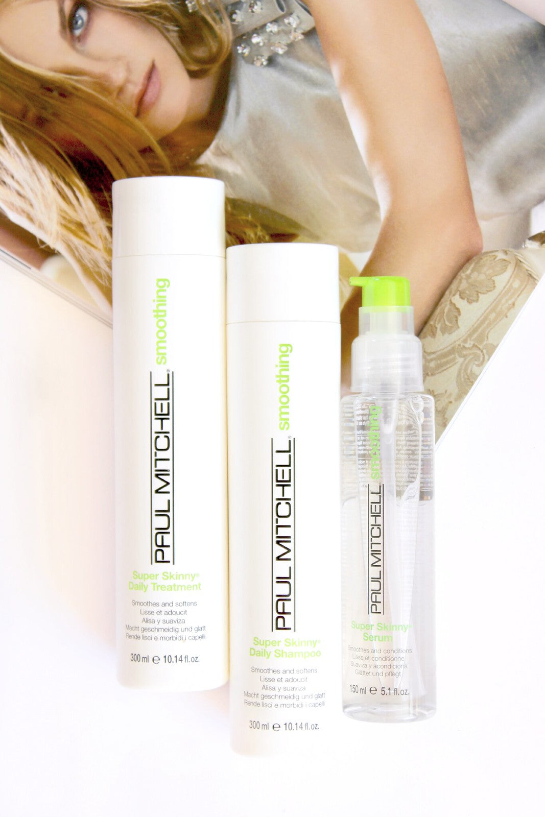 แชมพูสำหรับผมยืด Paul Mitchell Super Skinny Shampoo and Conditioner