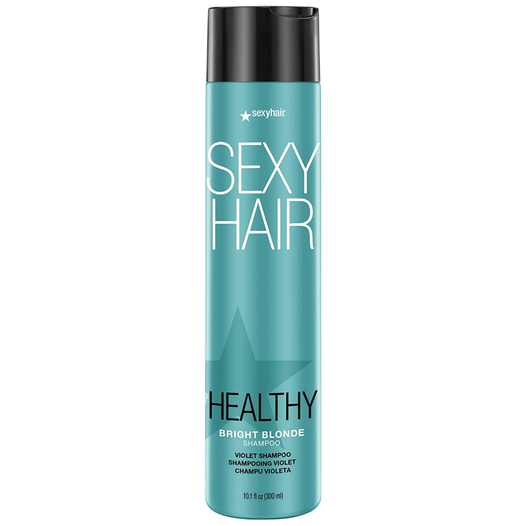 แชมพูม่วง สำหรับผมสีบลอนด์  Sexyhair Bright Blonde Shampoo / Conditioner