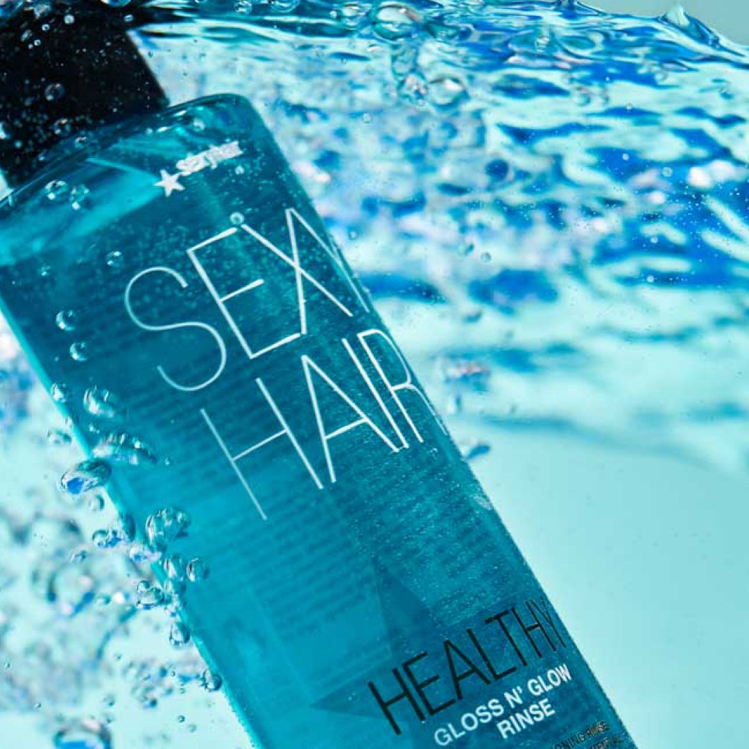 Sexyhair กลอส เพิ่มความเงา หลังทำสี gloss n glow rinse