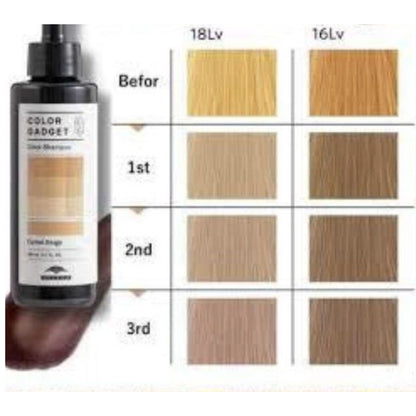 Milbon Color Gadget Shampoo แชมพู สีผม Camel Beige