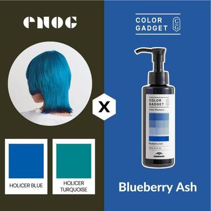 Milbon Color Gadget Shampoo แชมพู เติม ประกายสี Blueberry Ash