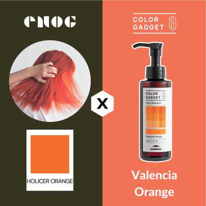 Milbon Color Gadget Shampoo แชมพู เติม ประกายสี Valencia orange