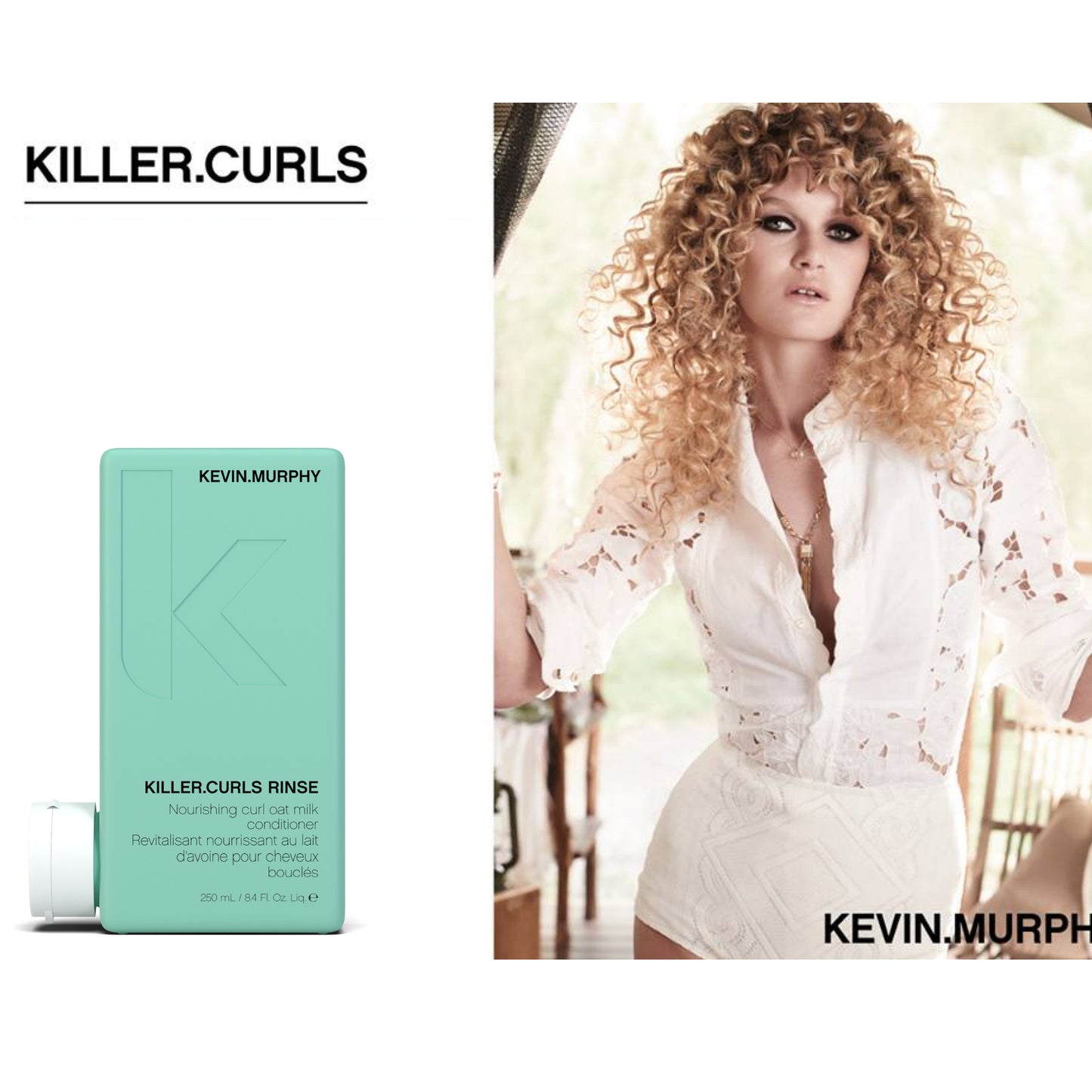ครีมนวด ข้าวโอ๊ต เหมาะ ผมหยิก Kevin Murphy killer.curls rinse