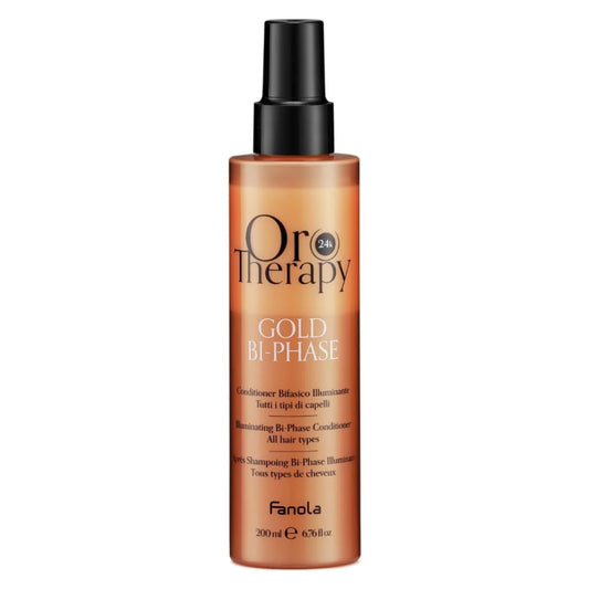 ครีมนวดผมไม่ต้องล้างออก Fanola Oro Therapy 24k Gold Bi-Phase Conditioning Spray