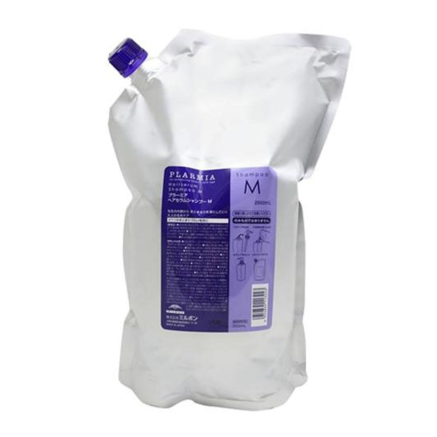 แชมพูสำหรับผมอ่อนเยาว์ Milbon Plarmia Hairserum Shampoo M