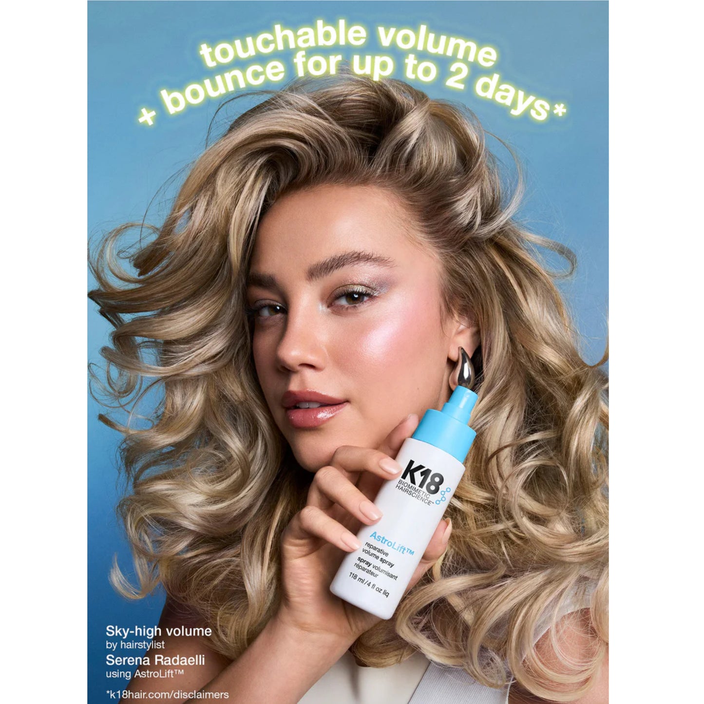 วอลุ่ม สเปร์ย บำรุงผมเเละหนังศรีษะ K18 Astro Lift