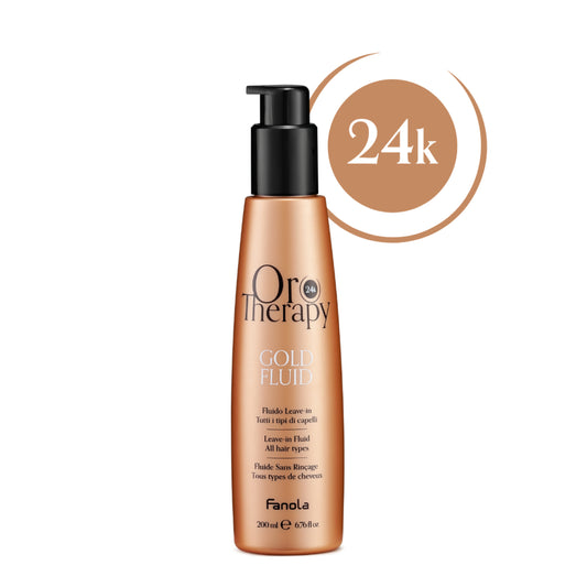 ครีมบำรุงเส้นผมด้วยทองคำ 24k Fanola Oro Therapy 24k Gold Fluid ,  leave in