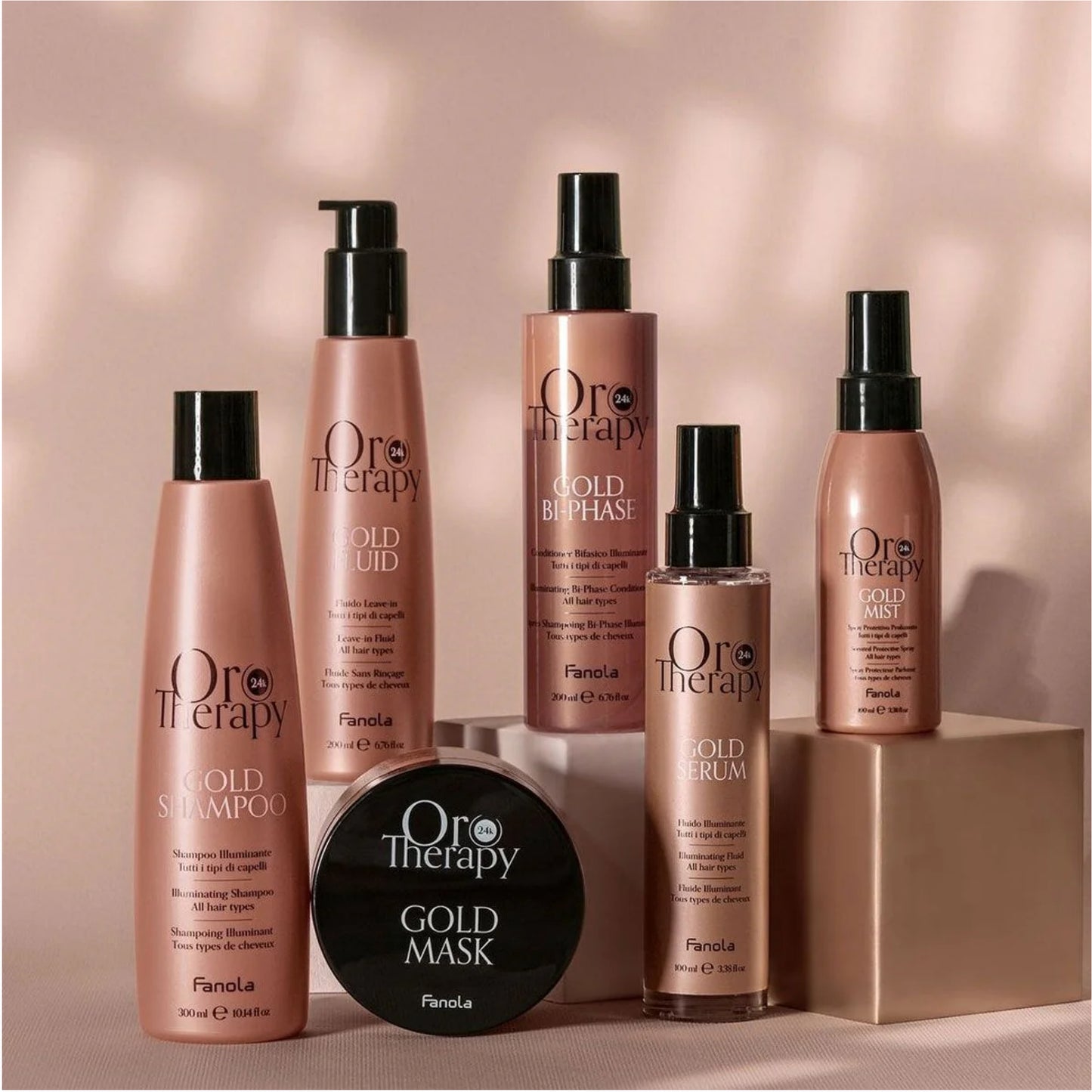 น้ำหอม ทองคำ 24k บำรุงผม Fanola Oro Therapy 24k Gold Mist