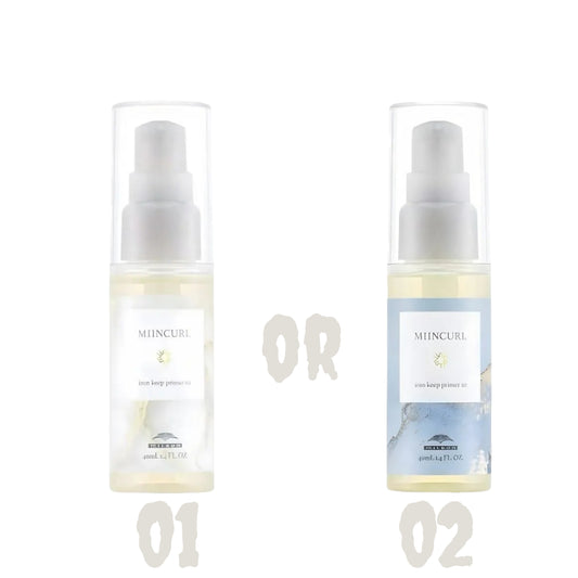 ผลิตภัณฑ์ จัดแต่งทรงผม Milbon Miincurl Iron Keep Primer 01 / 02