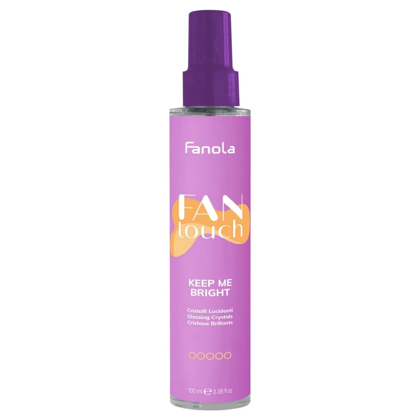 เซรั่มเนื้อบางเบา บำรุงผมแห้งเสีย Fanola Fan Touch Keep Me Bright , Glossing Crystals 100ml