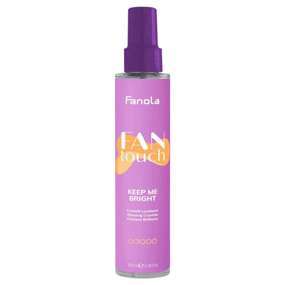 เซรั่มเนื้อบางเบา บำรุงผมแห้งเสีย Fanola Fan Touch Keep Me Bright , Glossing Crystals 100ml