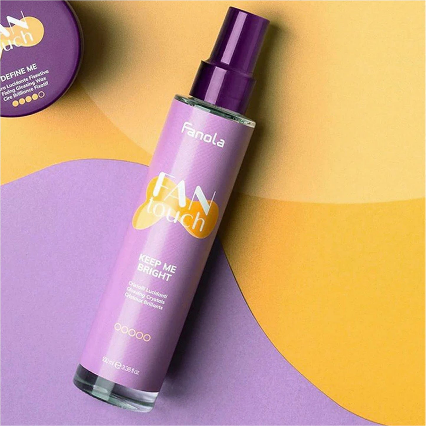 เซรั่มเนื้อบางเบา บำรุงผมแห้งเสีย Fanola Fan Touch Keep Me Bright , Glossing Crystals 100ml