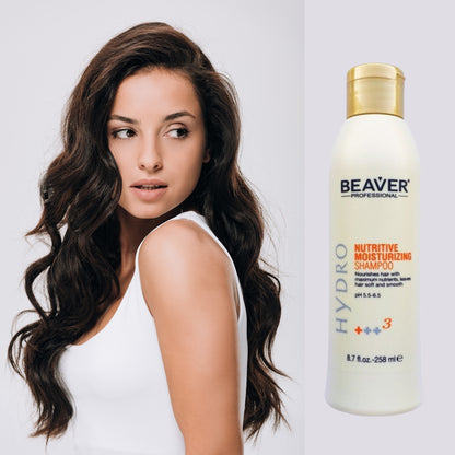 แชมพู สำหรับผมเสีย Beaver Nutritive Moisturizing Shampoo