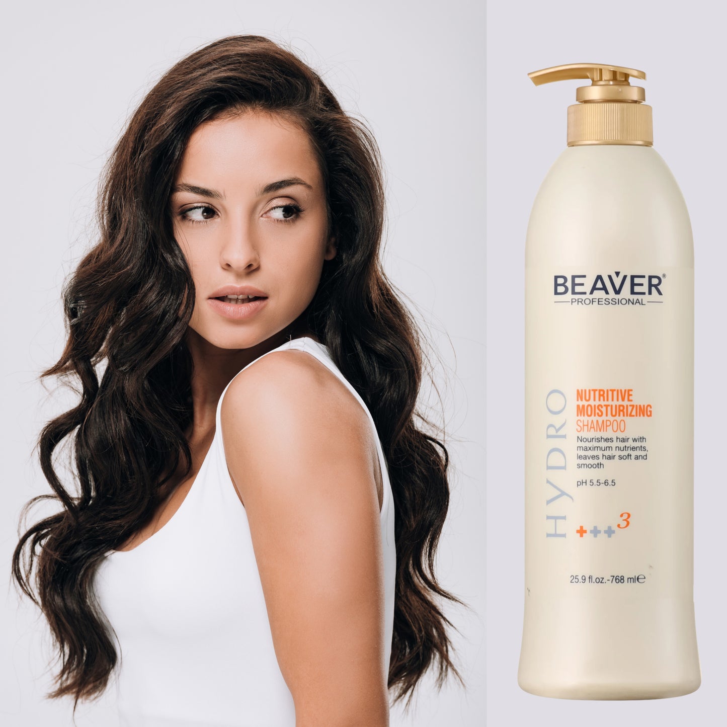 แชมพู สำหรับผมเสีย Beaver Nutritive Moisturizing Shampoo
