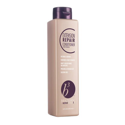 แชมพู / ครีมนวด ออกแบบเฉพาะเพื่อผมต่อโดยเฉพาะ ทำความสะอาดล้ำลึก  B3 Brazilian Bondbuild3r Extension Repair Shampoo / Conditoner