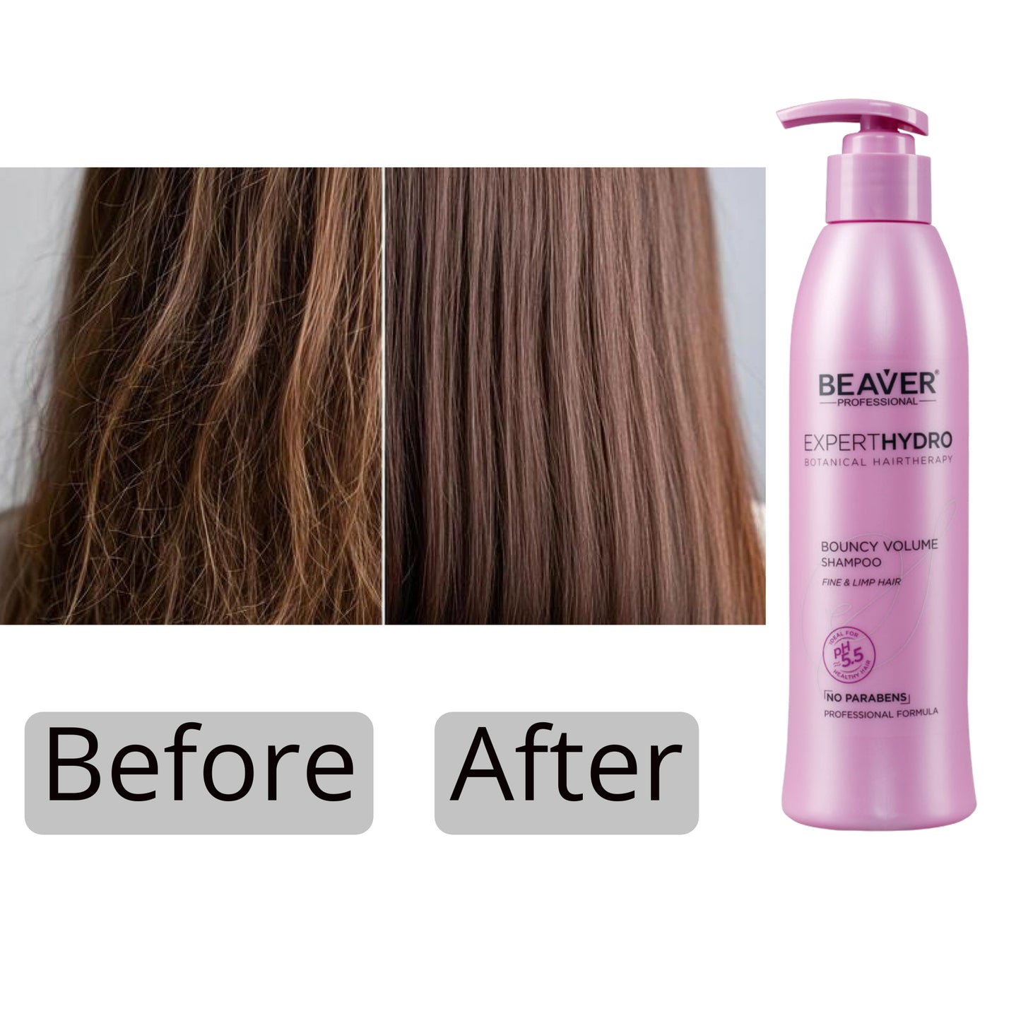 แชมพู Beaver Experthydro Botanical Hairtherapy  Bouncy Volume Shampoo for Fine and Limp Hair