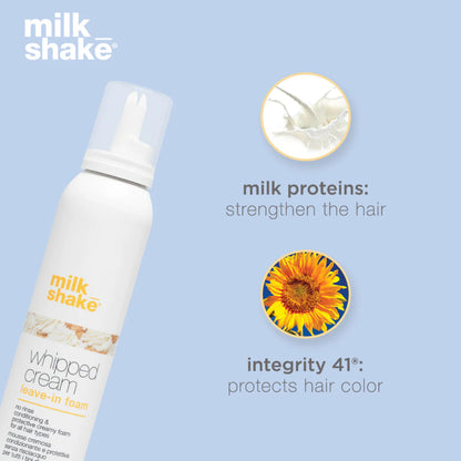 มูสเนื้อครีม Milk Shake Whipped Cream Leave In Foam With Milk Protiens