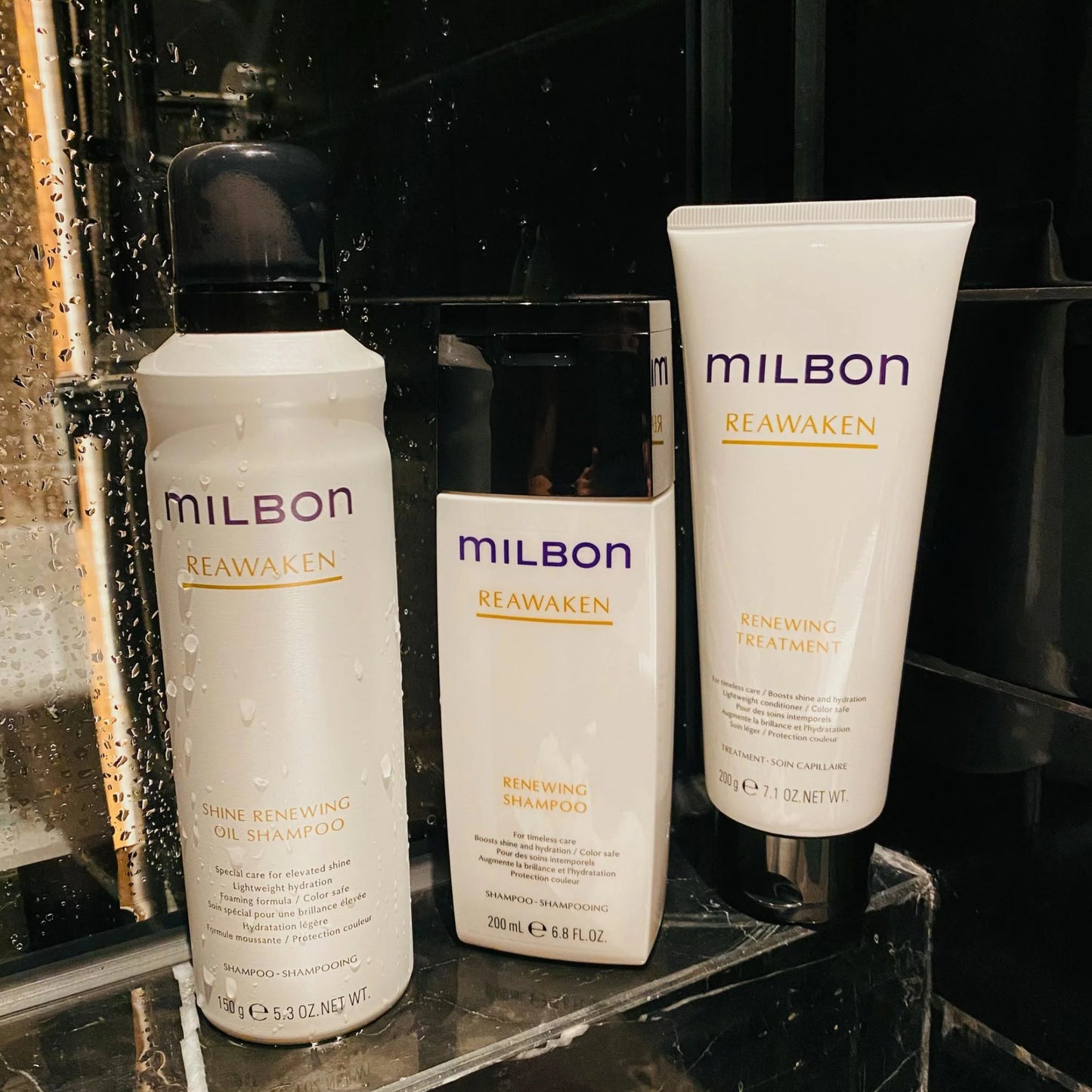 Milbon Rewaken Renewing Shampoo (รีนิวอิ้ง แชมพู)