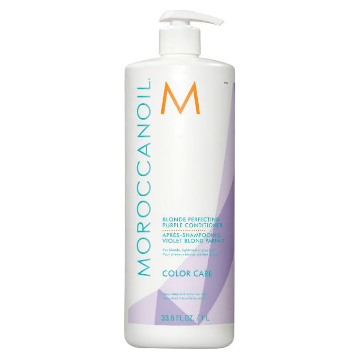 Moroccanoil Blonde Perfecting Purple Shampoo / Conditioner โมรอคแคนออยล์ สีม่วง แชมพู / ครีมนวด