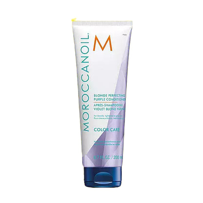 Moroccanoil Blonde Perfecting Purple Shampoo / Conditioner โมรอคแคนออยล์ สีม่วง แชมพู / ครีมนวด