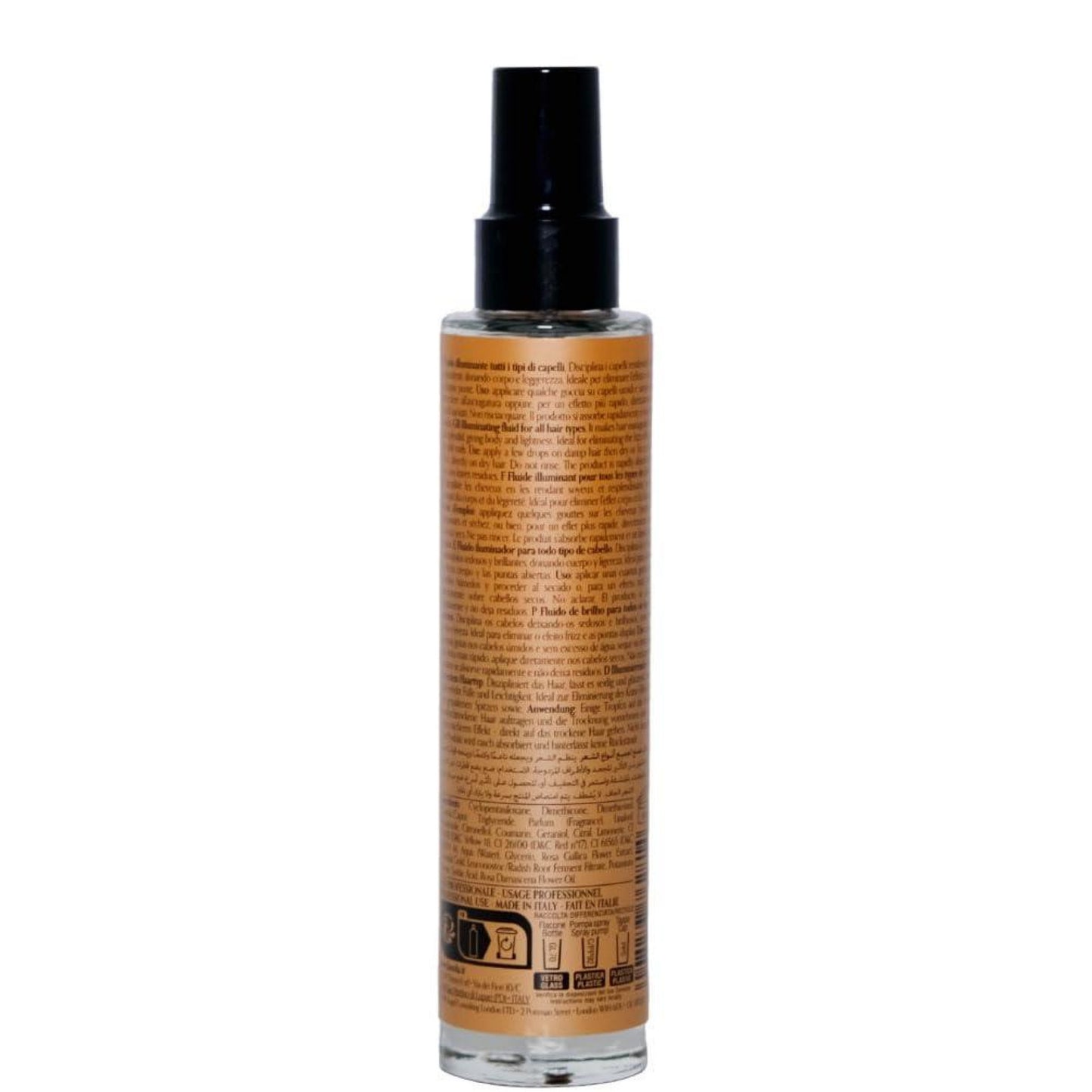 ออยด์ ใส่ผมก่อนไดร์  Fanola Oro Therapy 24k Gold Serum Oil Illuminating Hair Fluid