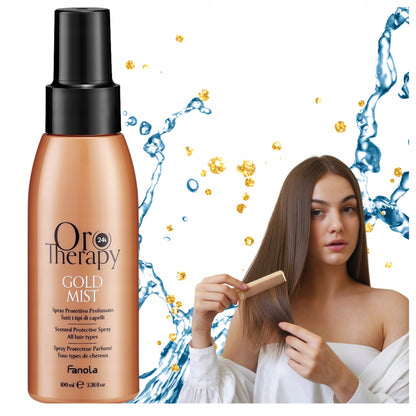 น้ำหอม ทองคำ 24k บำรุงผม Fanola Oro Therapy 24k Gold Mist