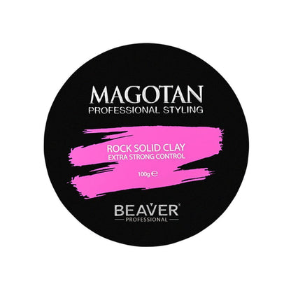 จัดแต่งทรงผม Beaver Professional - Magotan Matte 5+ Hard Rock Solid Clay 100ml