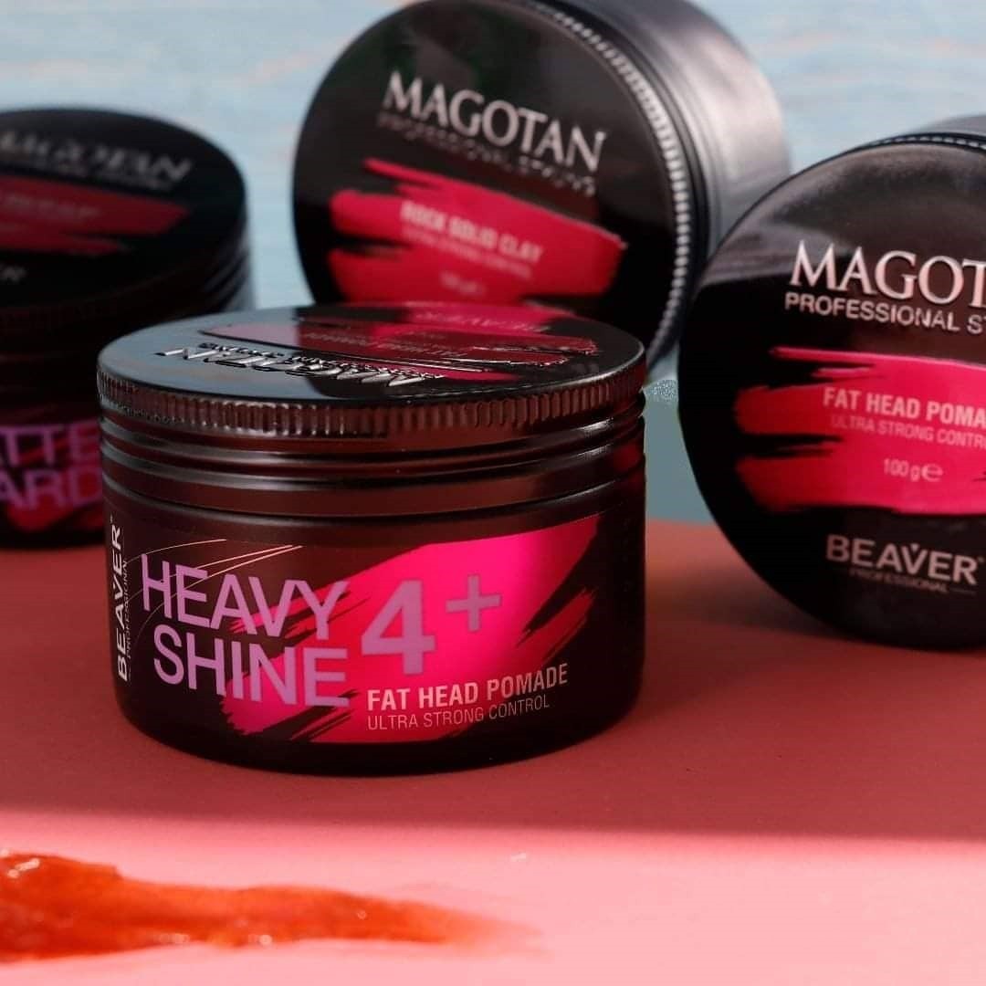 ปอมเมด จัดแต่งทรง Beaver Magotan Fat Head Pomade 4+ Heavy Shine