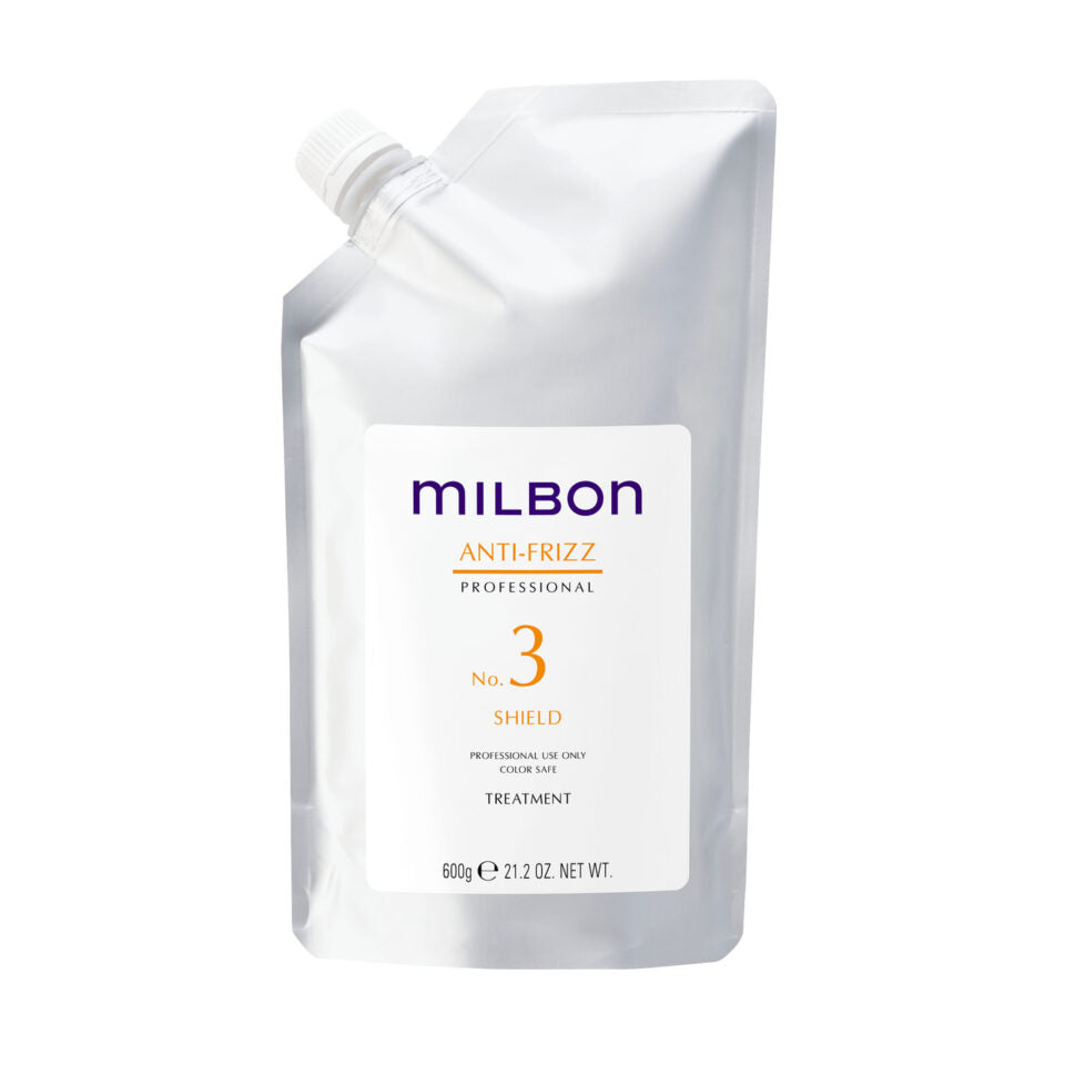 3 ขั้นตอน Milbon Anti-Frizz No 1 primer , No 2 Defrizz , No 3 Seal