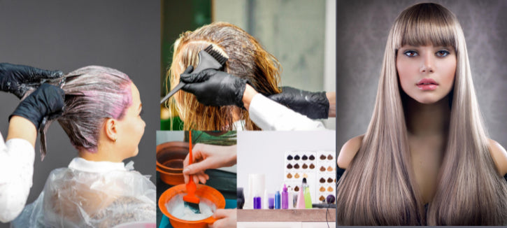 Bleach & Colouring Service - [London Salon]