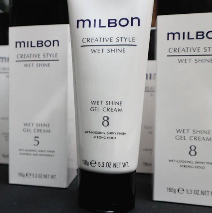 Milbon Wet Shine Gel Cream 8 - [London Salon]