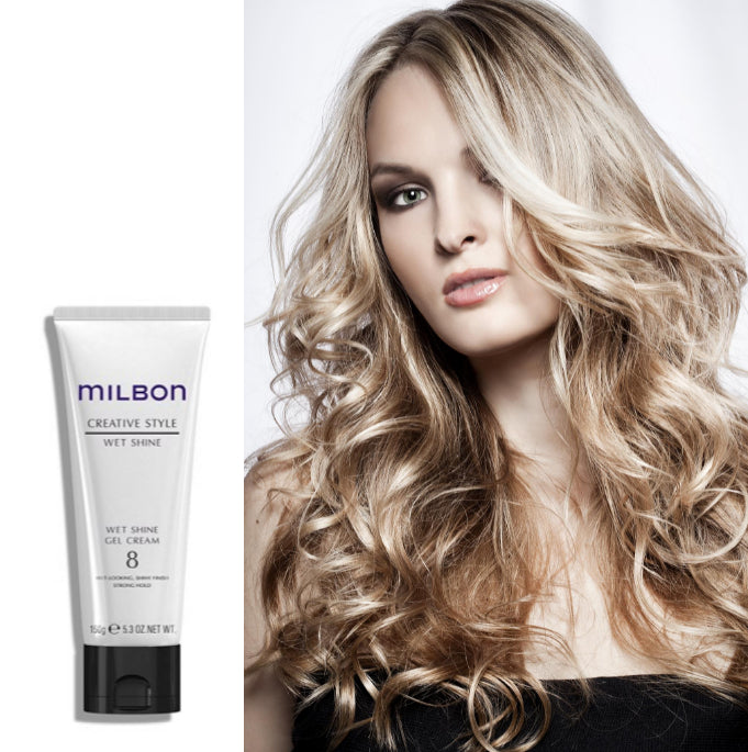 Milbon Wet Shine Gel Cream 8 - [London Salon]