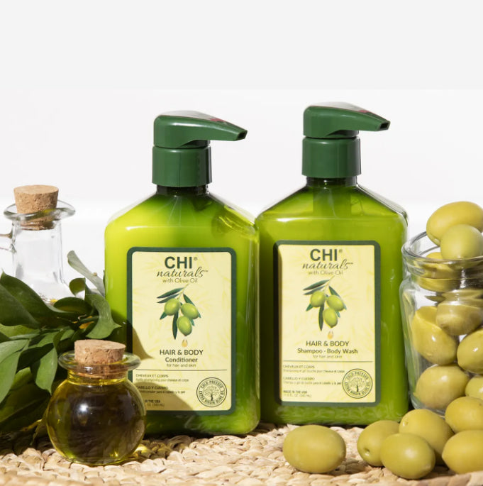 CHI Naturals with Olive Oil Hair and Body Conditioner - [London Salon]