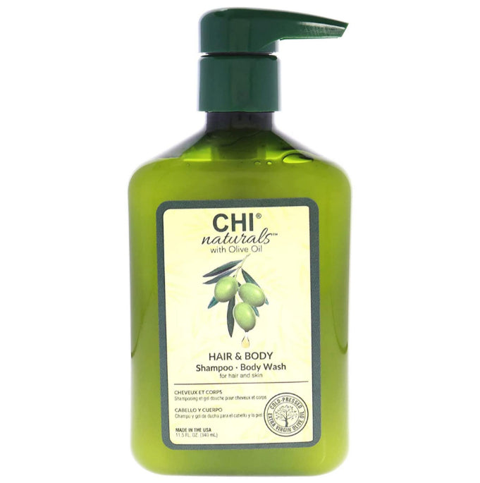 CHI Naturals with Olive Oil Hair and Body Shampoo Body Wash - [London Salon]