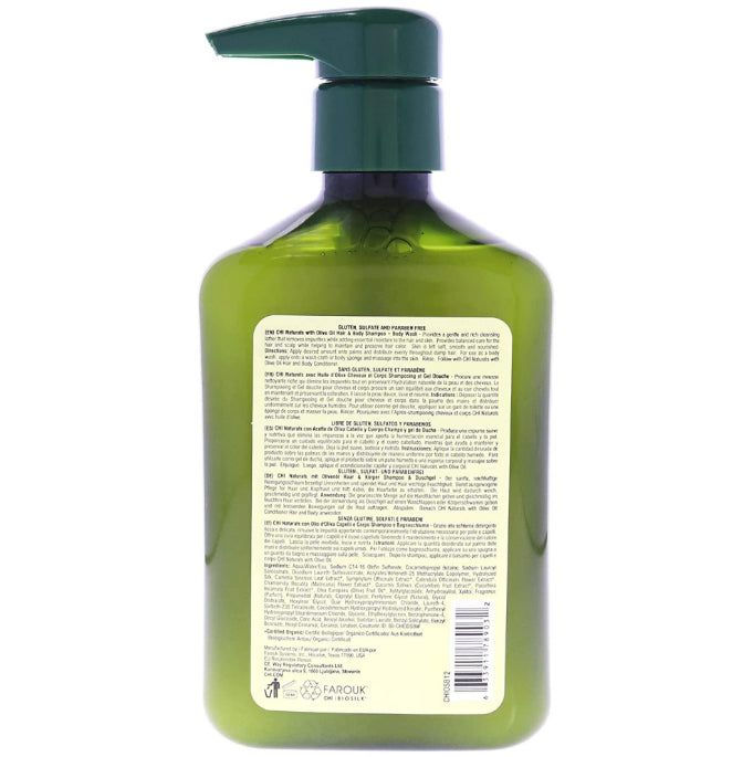 CHI Naturals with Olive Oil Hair and Body Shampoo Body Wash - [London Salon]