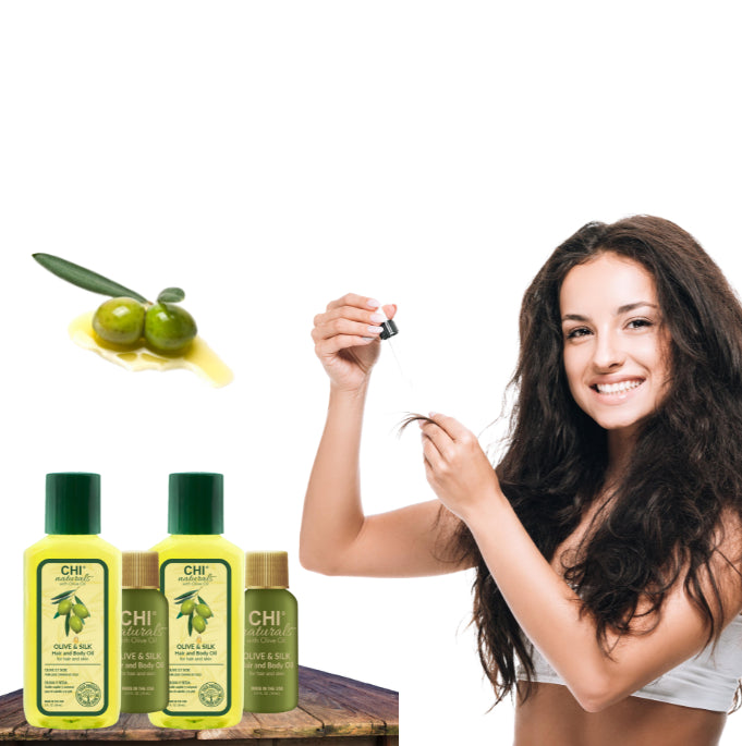 CHI Naturals with Olive Oil Hair and Body Oil - [London Salon]