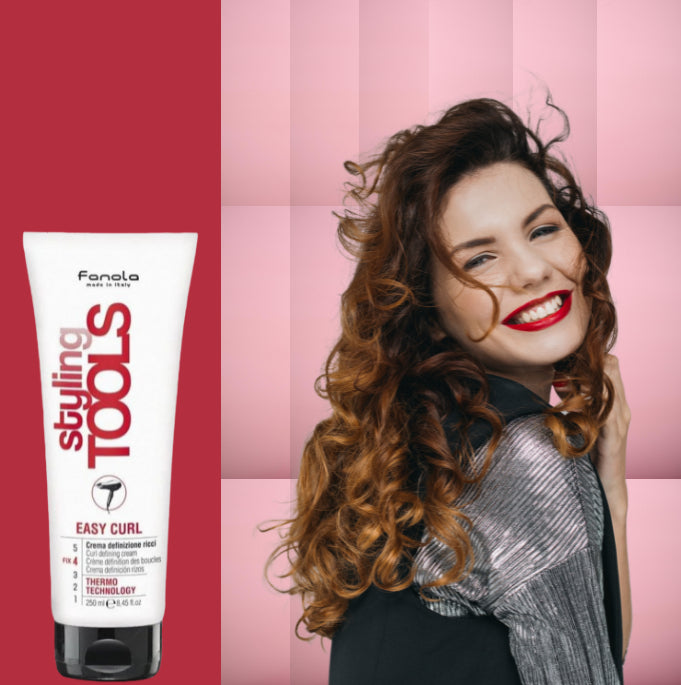 Fanola Styling Tools Easy Curl Curl Definition Cream - [London Salon]