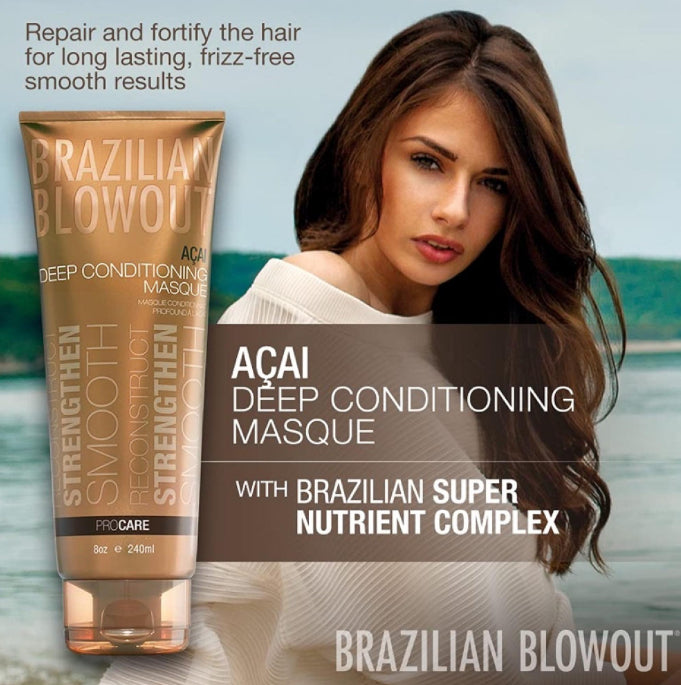 Brazilian Blowout ACAI Deep Conditioning Masque - [London Salon]