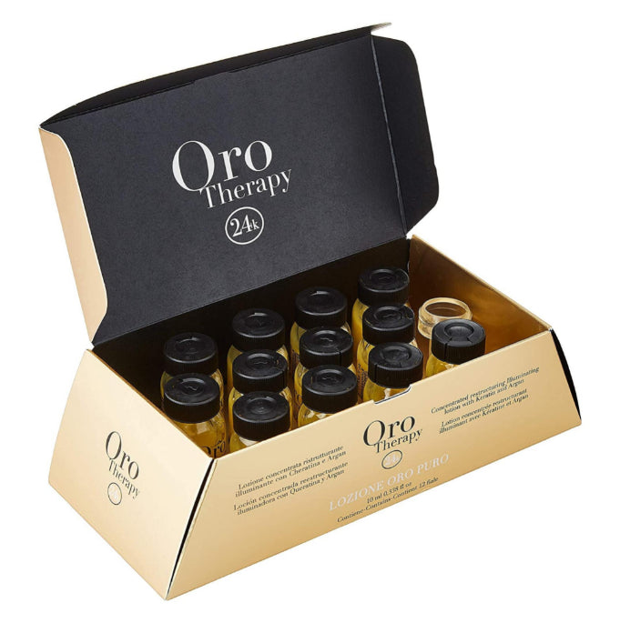 Fanola Oro Puro Lozione Argan Concentrate Lotion Keratin - [London Salon]