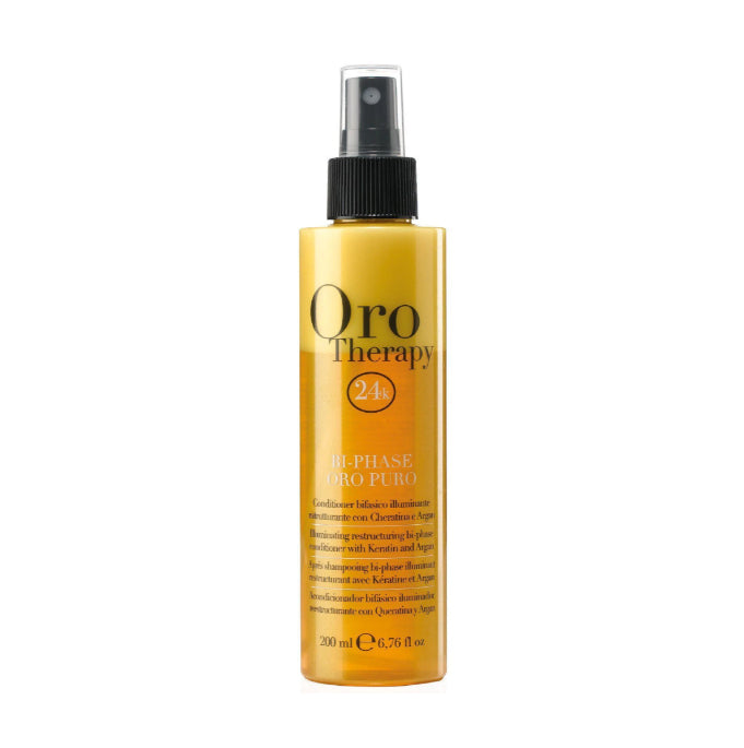 Fanola Oro Puro 2-in-1 Illuminating Conditioning Spray - [London Salon]