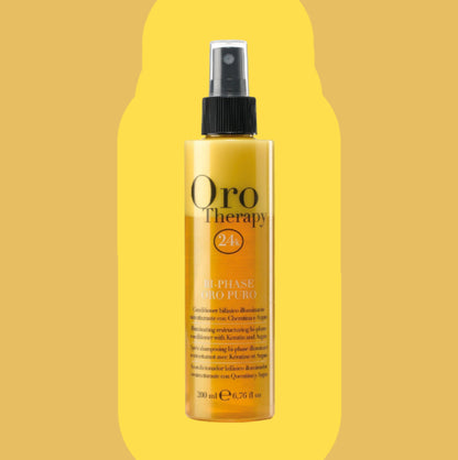 Fanola Oro Puro 2-in-1 Illuminating Conditioning Spray - [London Salon]