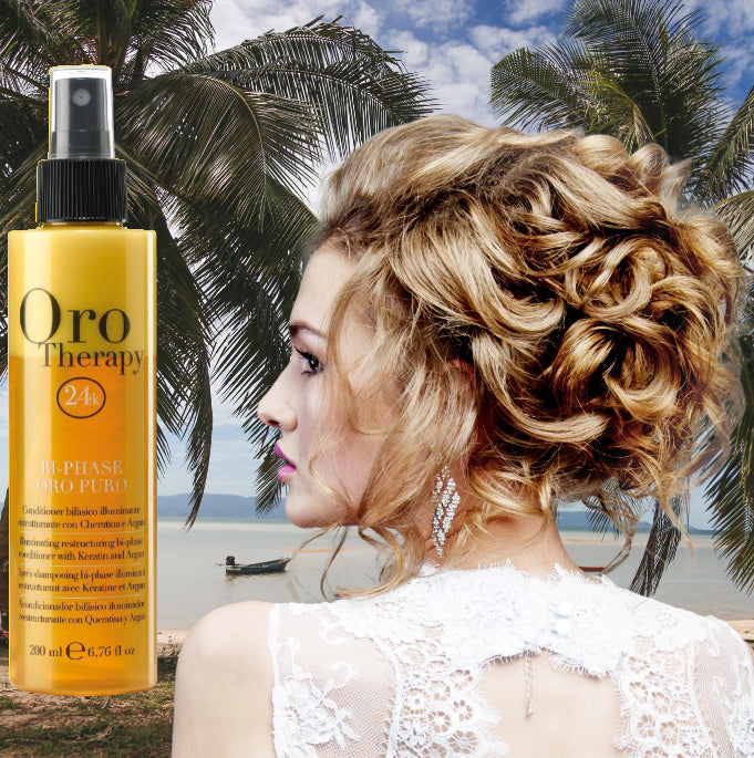 Fanola Oro Puro 2-in-1 Illuminating Conditioning Spray - [London Salon]